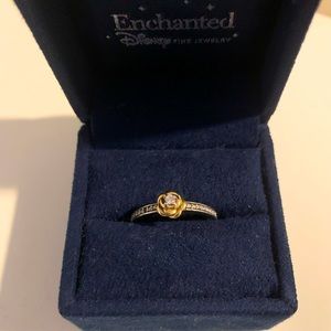 Enchanted Disney Belle Cubic Zirconia Rose Ring